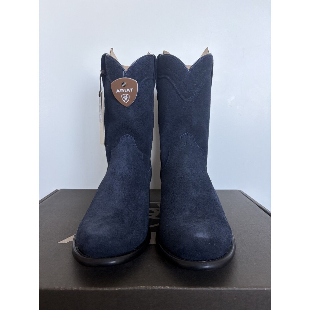 Ariat Men's Yellowstone Midnight Rancher Western Boot Oiled Navy - Size 8.5 D